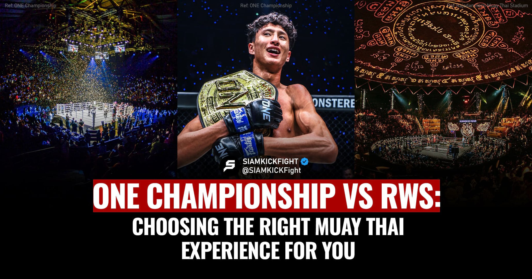 ONE Championship vs RWS: Choosing the Right Muay Thai Experience for You