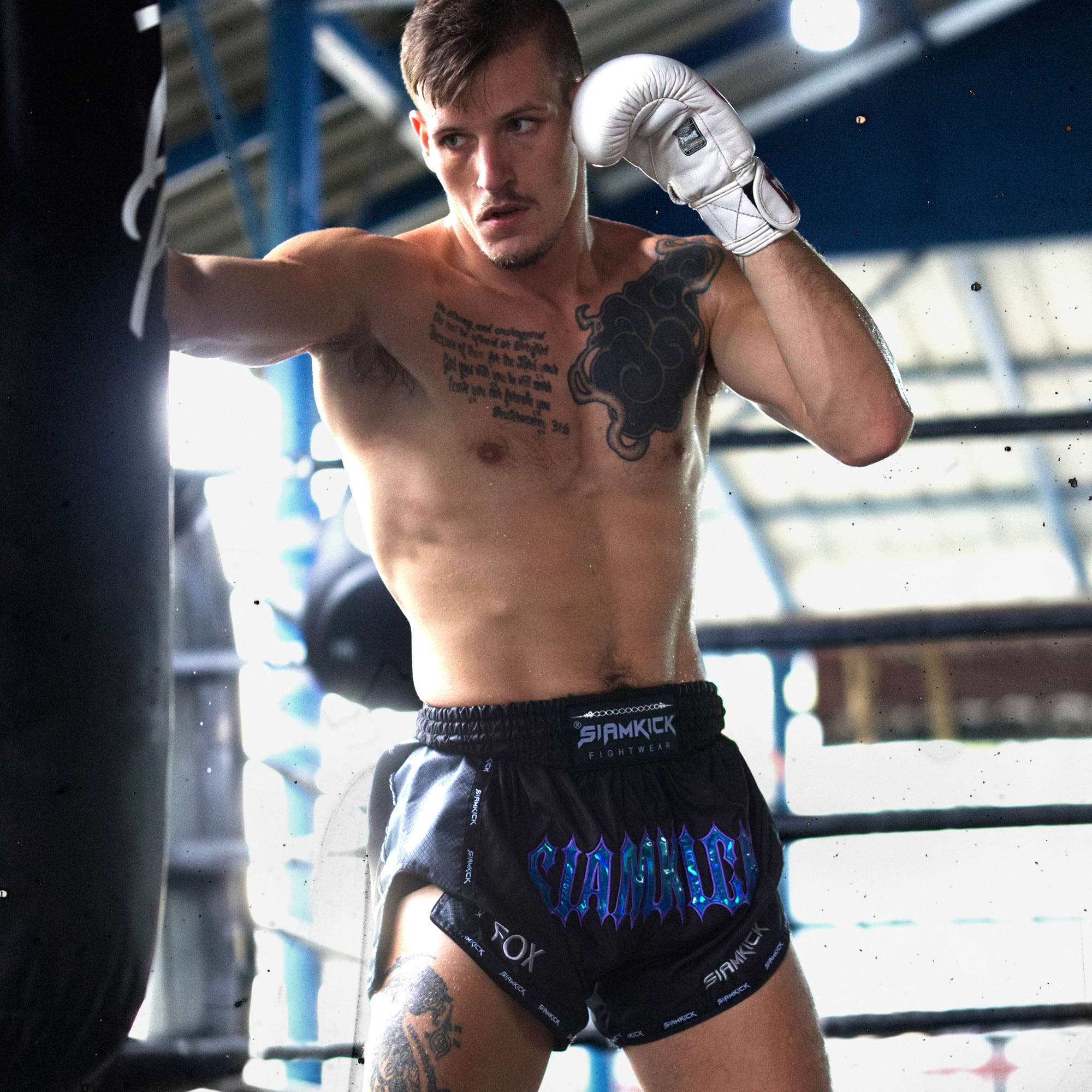 "Capri Rift" Muay Thai Shorts