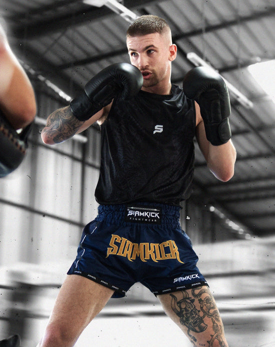 Commander Navy | Muay Thai Shorts | SIAMKICK®