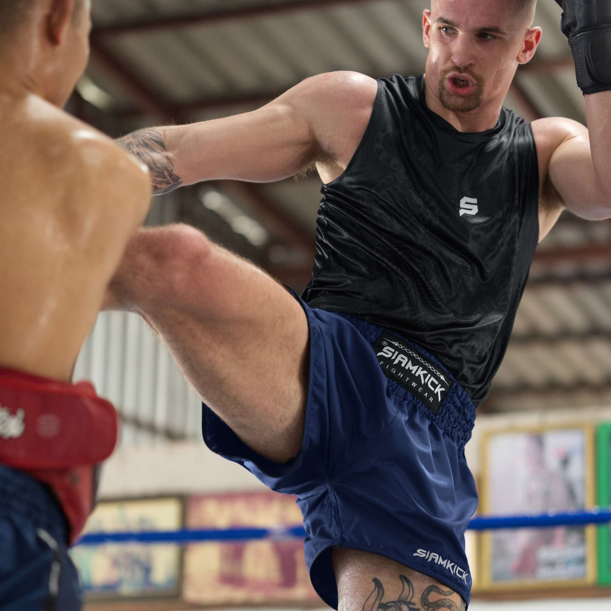 "Core Midnight" Muay Thai Shorts