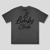 Camiseta "8 Limbs Club" (Gris)