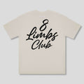 "8 Limbs Club" T-Shirt (Beige/Black)