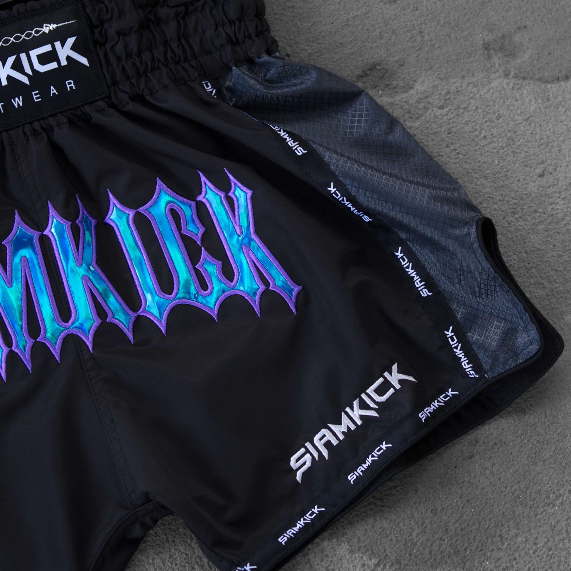 muay thai shorts leg opening