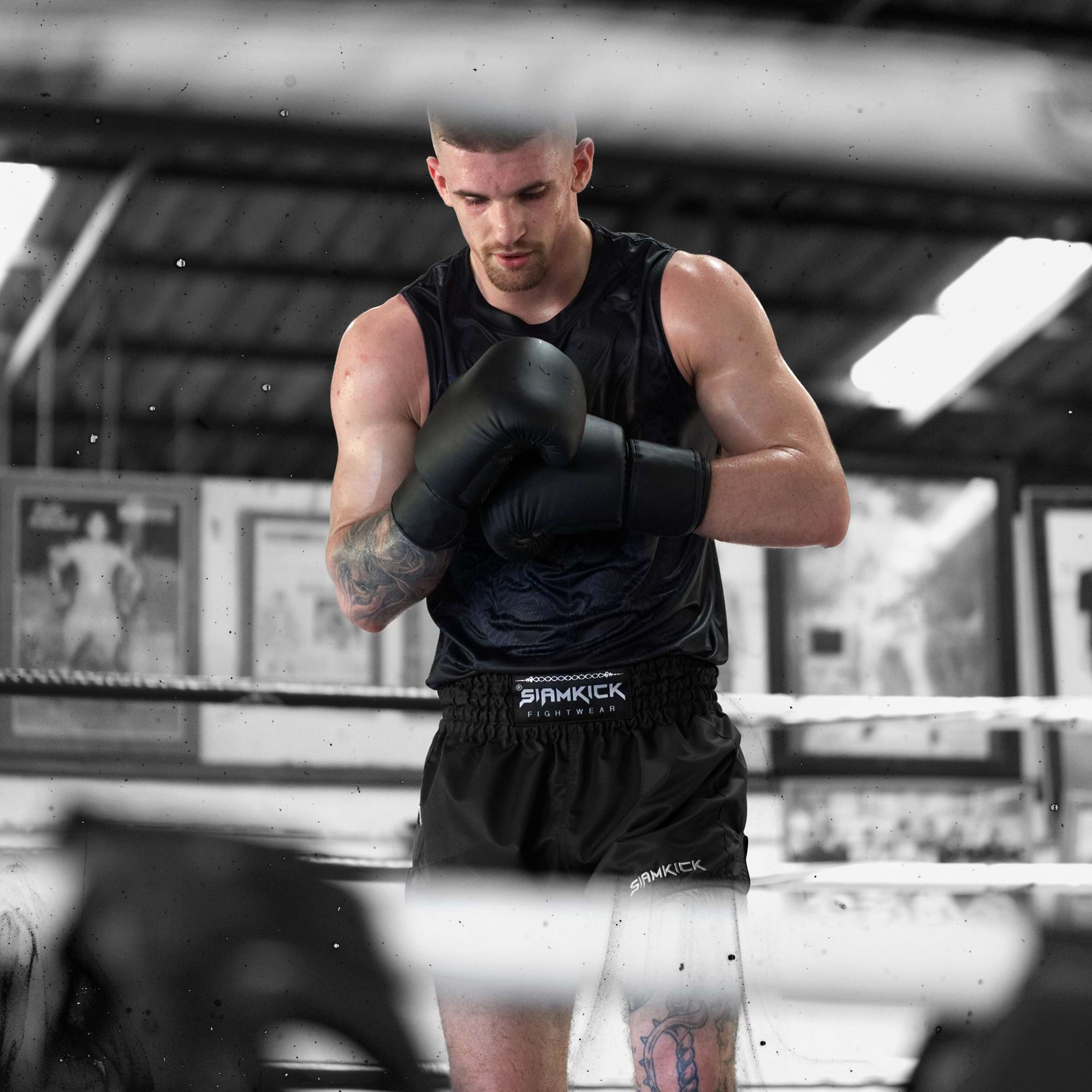 "Core Black" Muay Thai Shorts