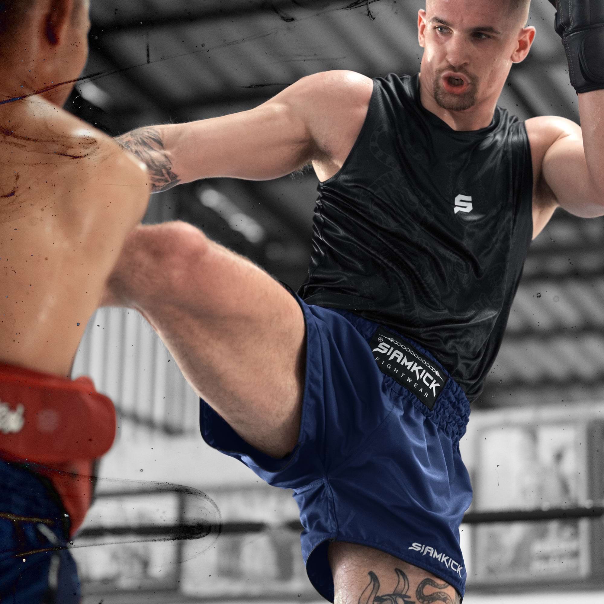 "Core Midnight" Muay Thai Shorts