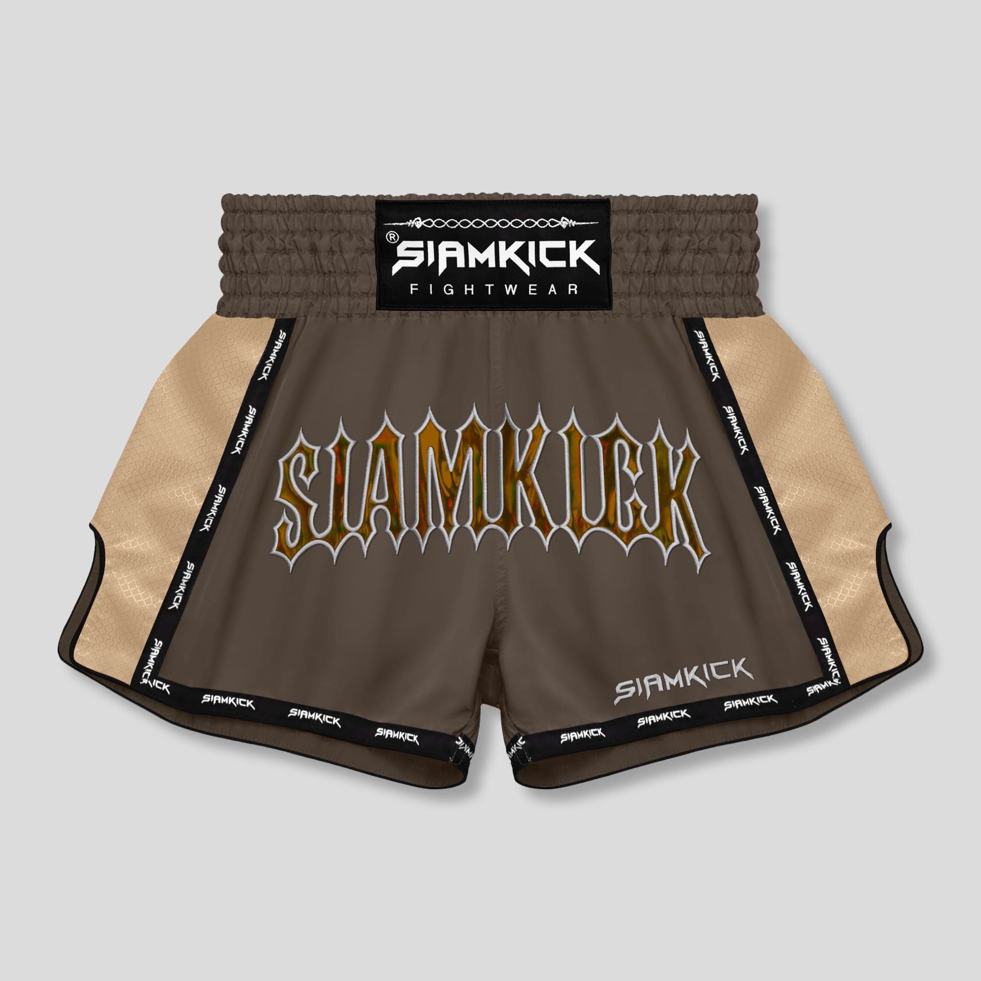 brown muay thai shorts