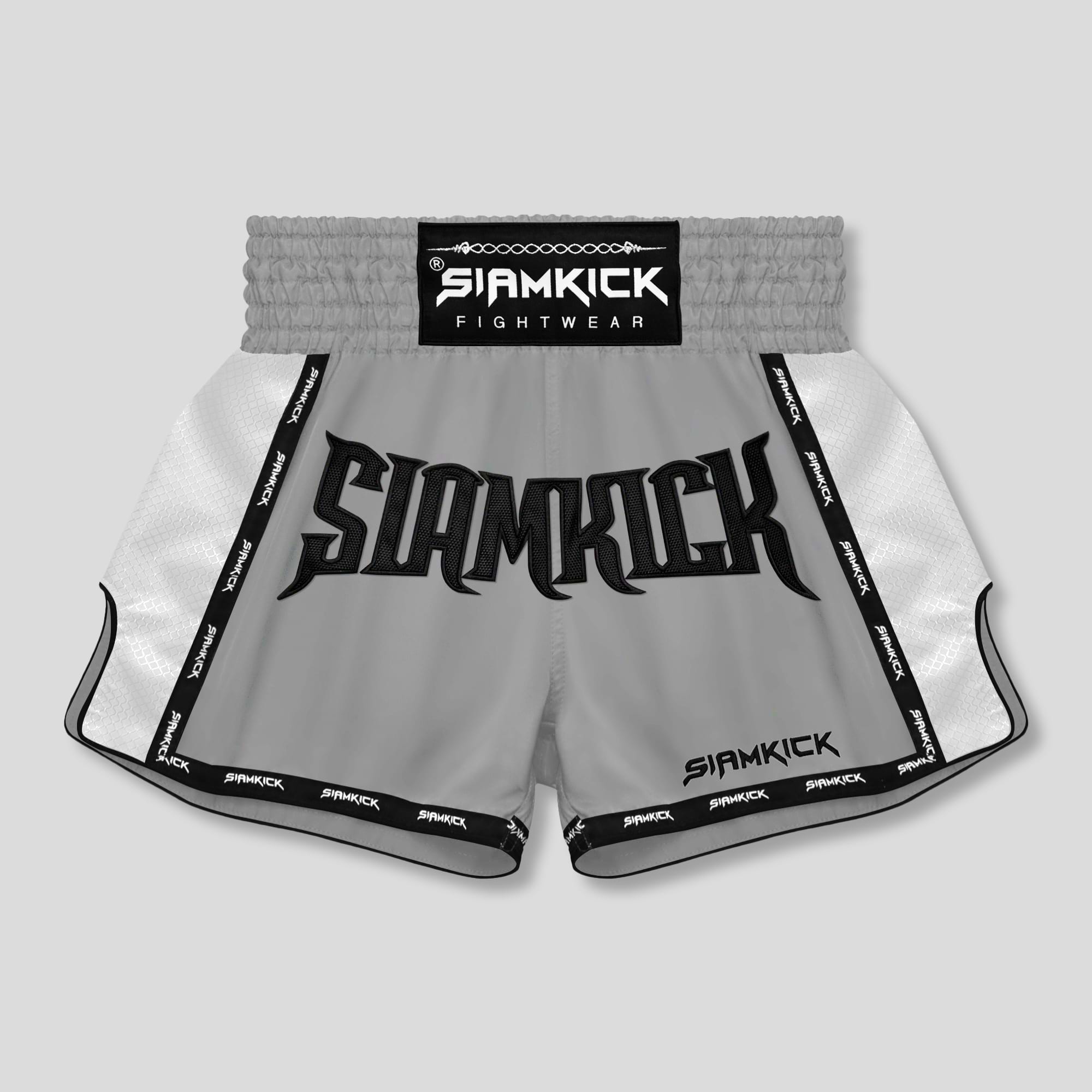 "Stealth Grey" Muay Thai Shorts