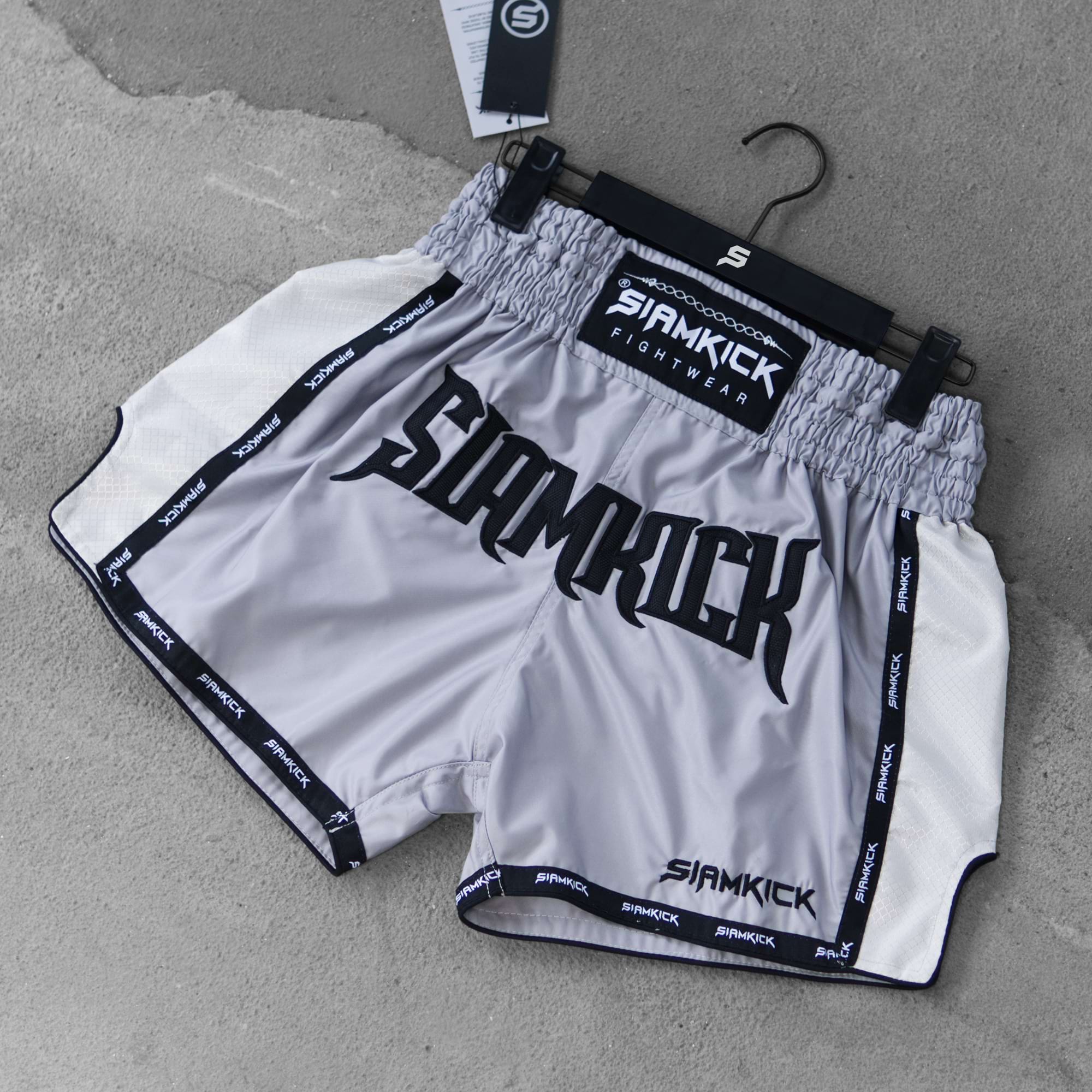 "Stealth Grey" Muay Thai Shorts