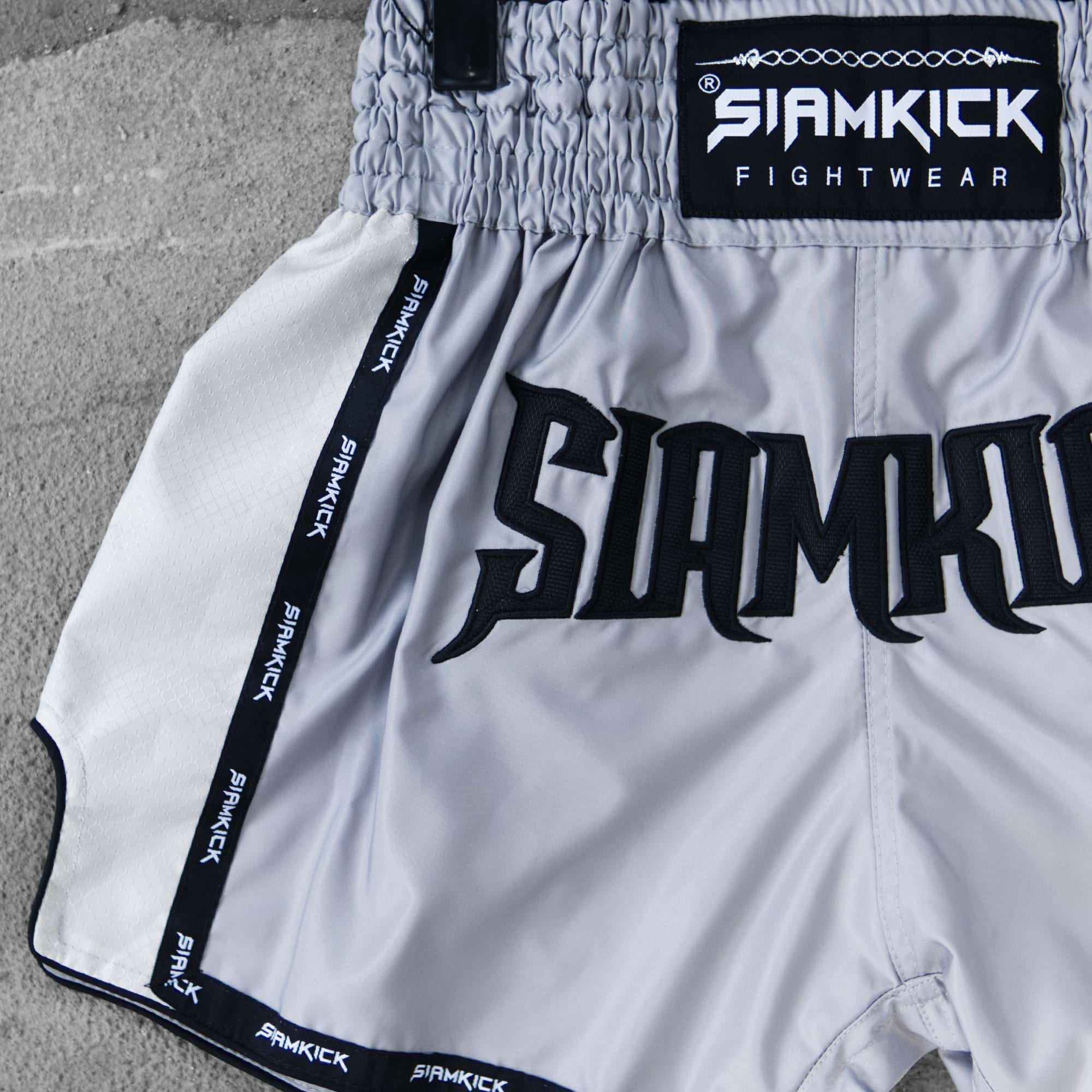 "Stealth Grey" Muay Thai Shorts