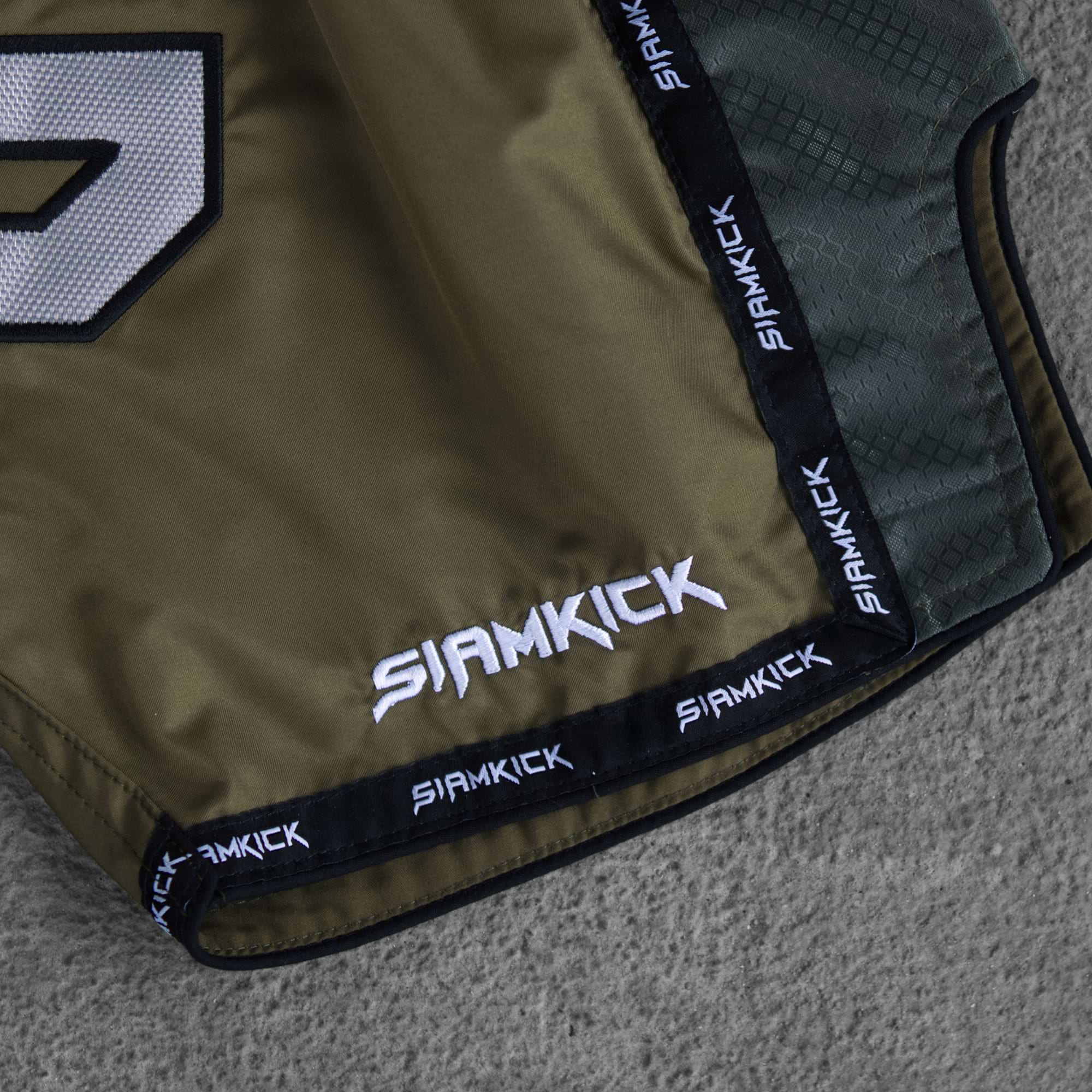 "Tactical Green" Kids Muay Thai Shorts