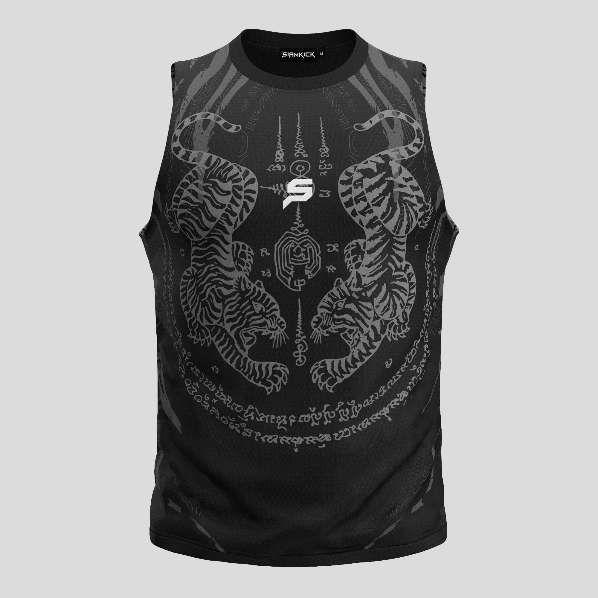 "Twin Tiger Sak Yant" Tank Top