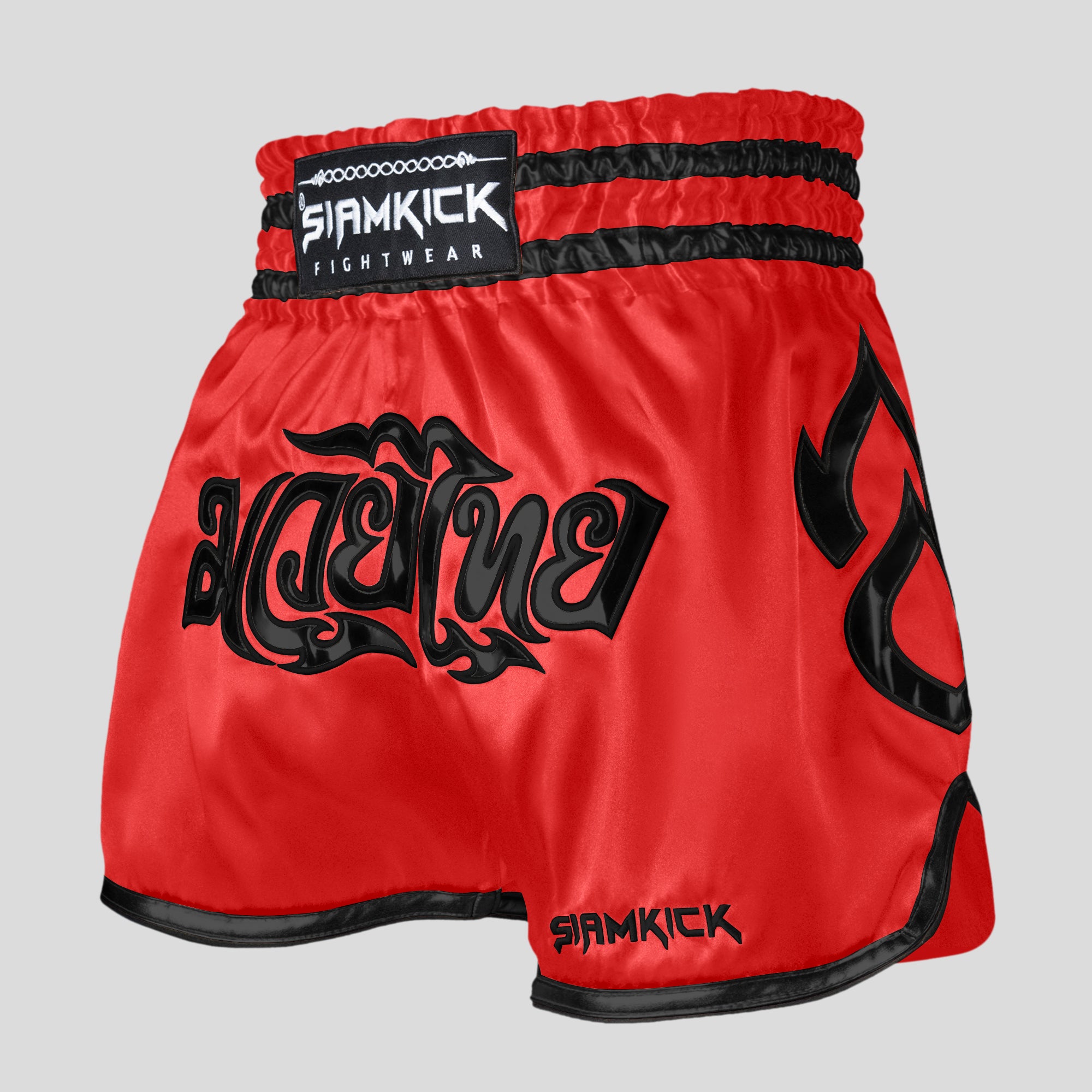 Red Muay Thai Shorts for Men and Women