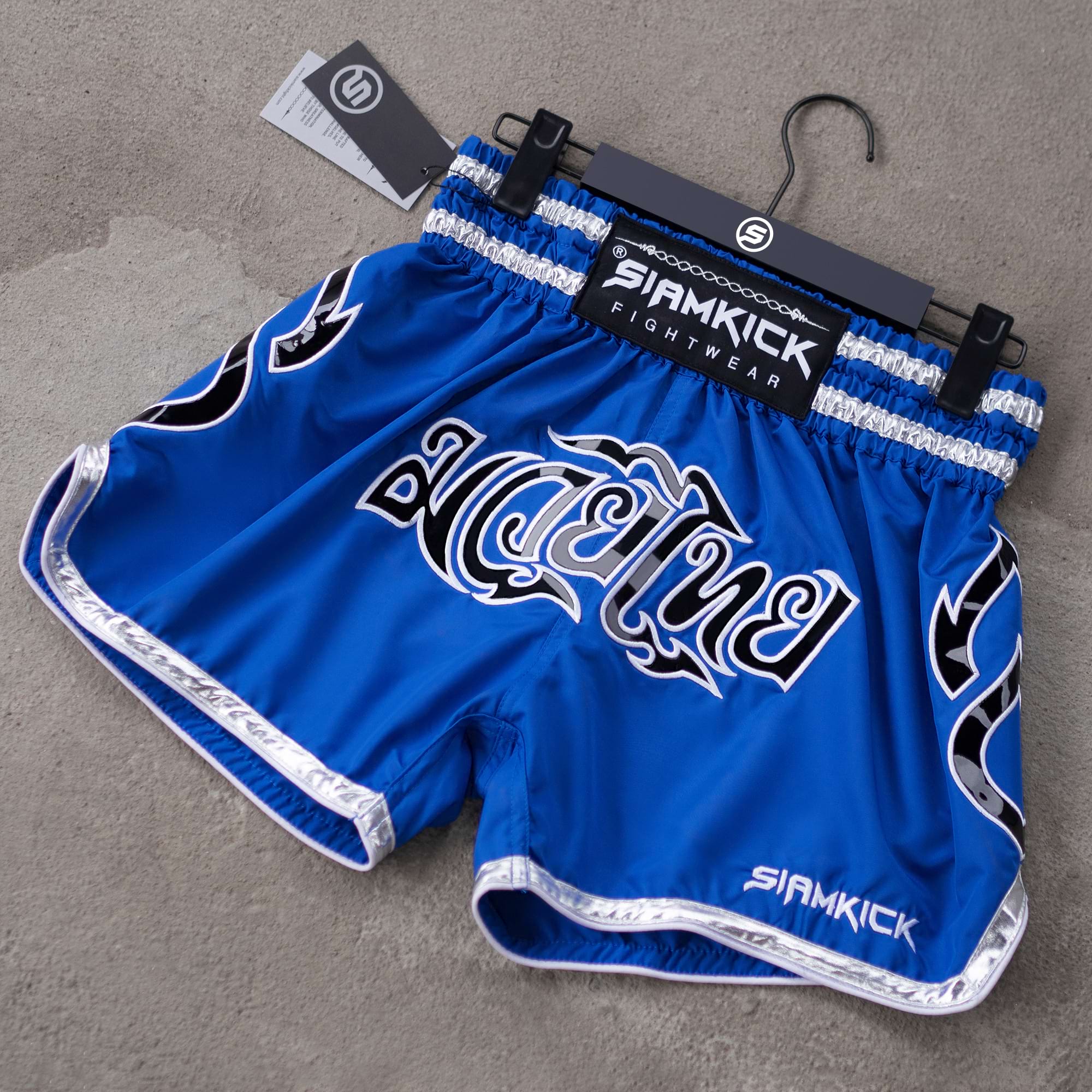 "Invictus Blue" Muay Thai Shorts