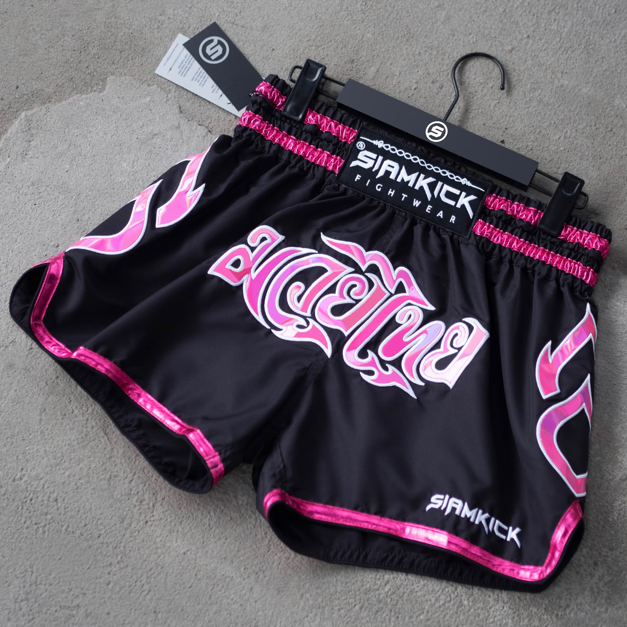 "Knockout Pink" Muay Thai Shorts