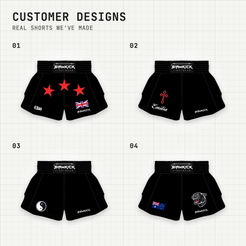 Customer designs: real shorts we've made
