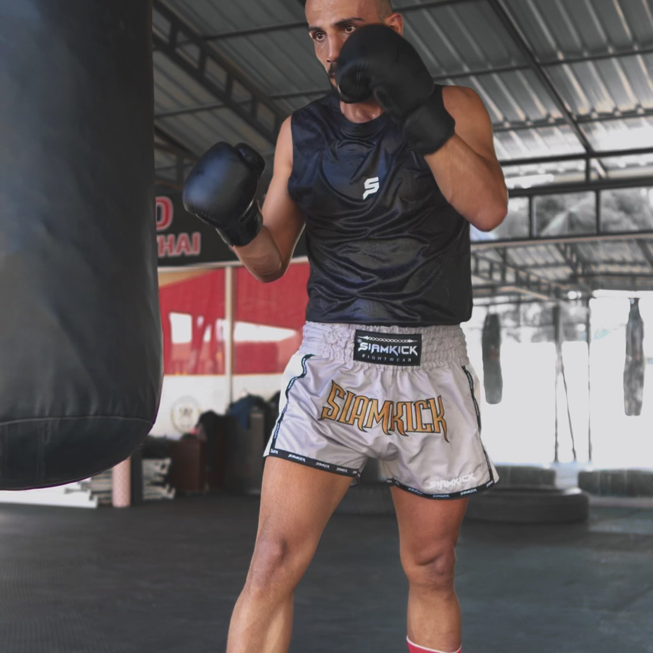 Stealth Grey | Muay Thai Shorts | SIAMKICK®