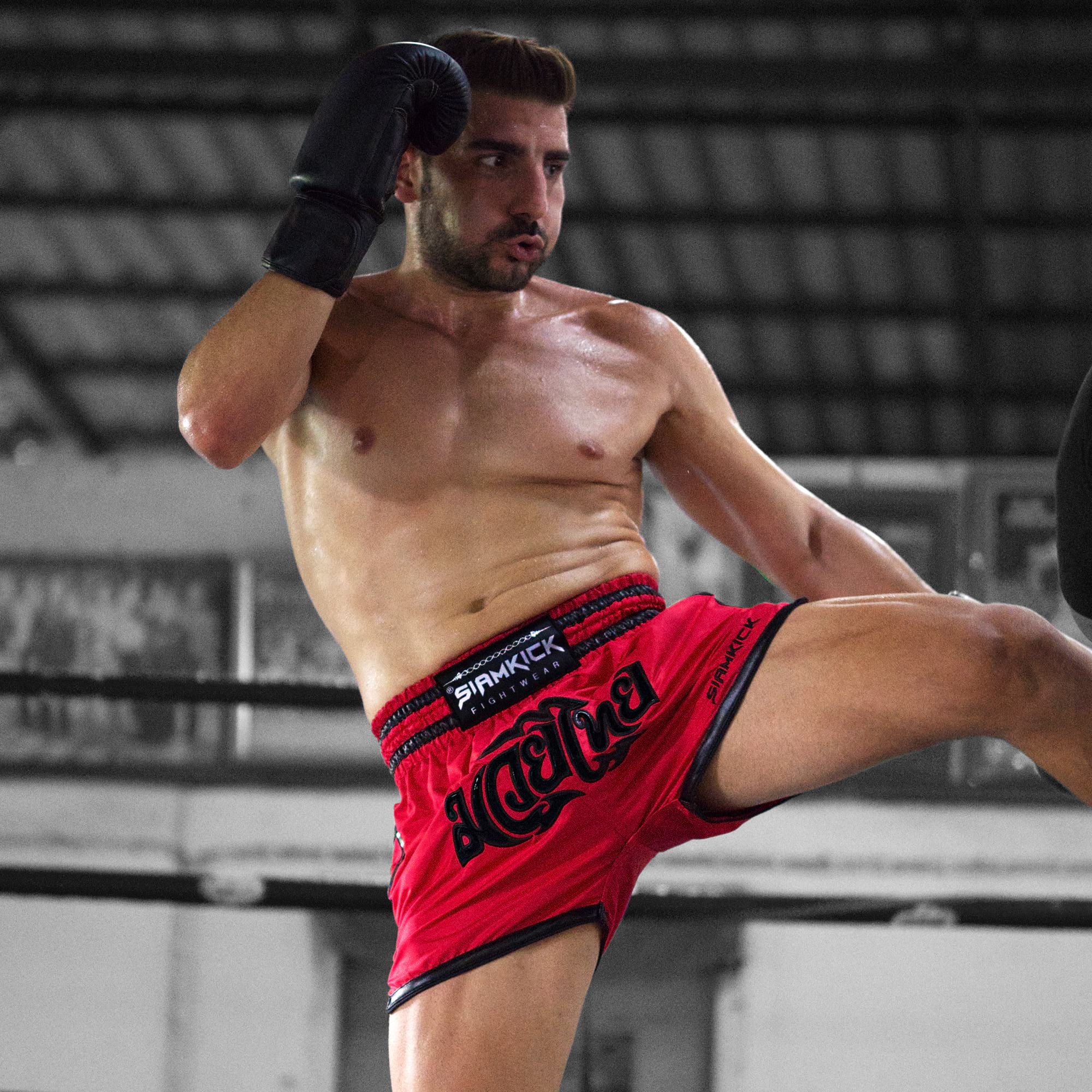 "Inferno Red" Muay Thai Shorts