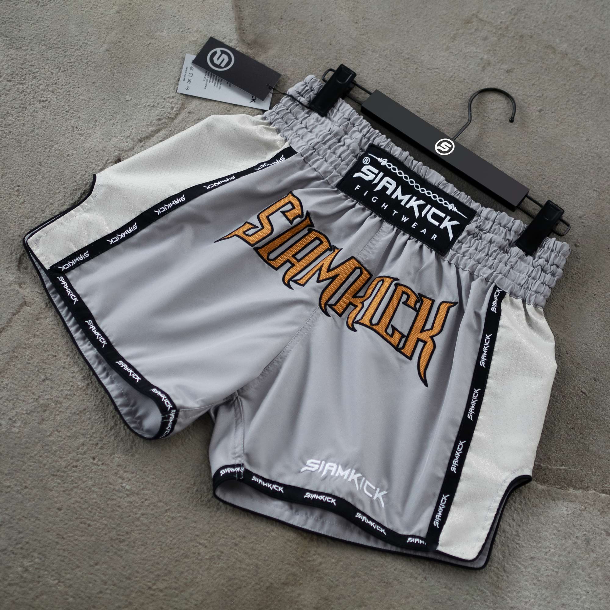 "Stealth Grey" Muay Thai Shorts