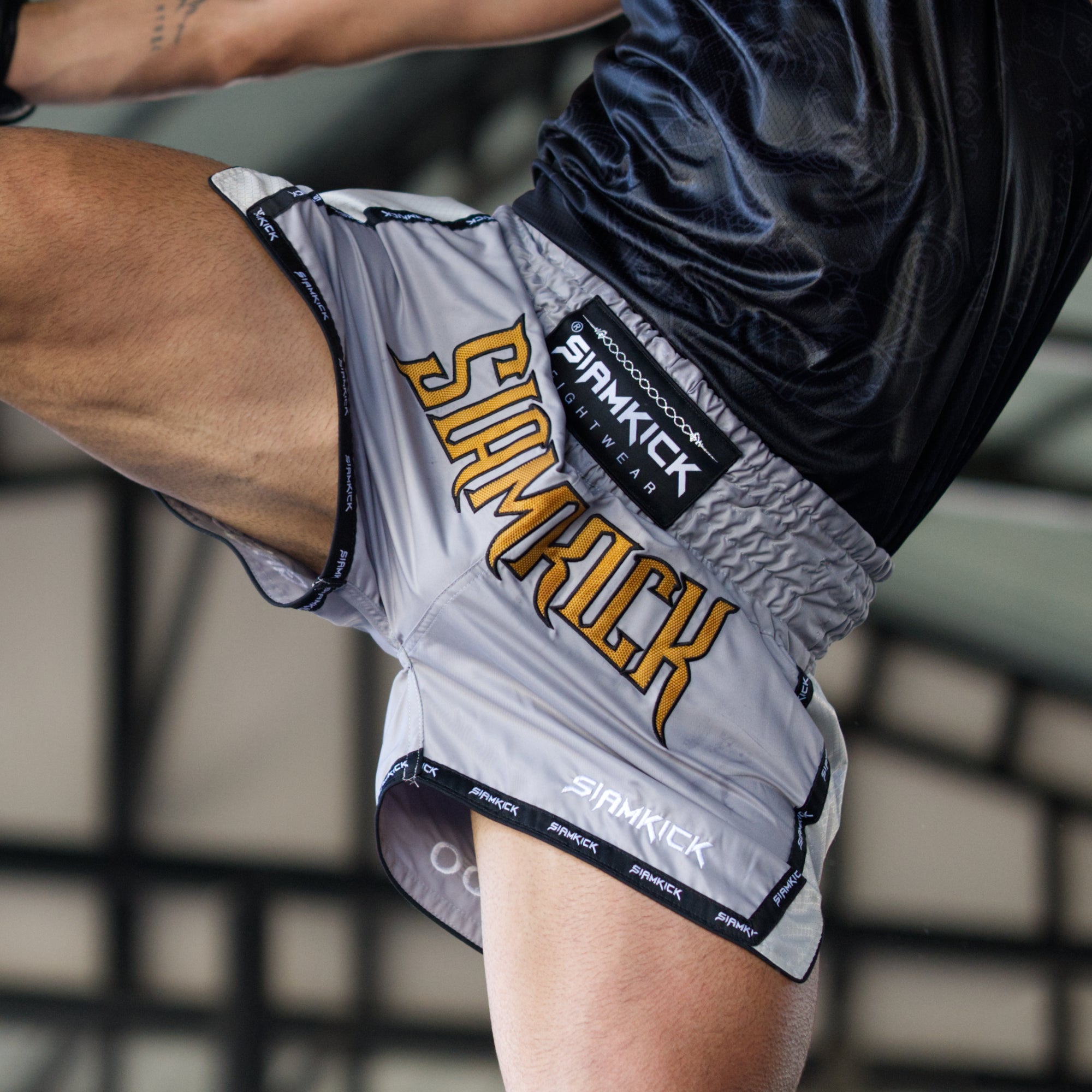 "Stealth Grey" Muay Thai Shorts