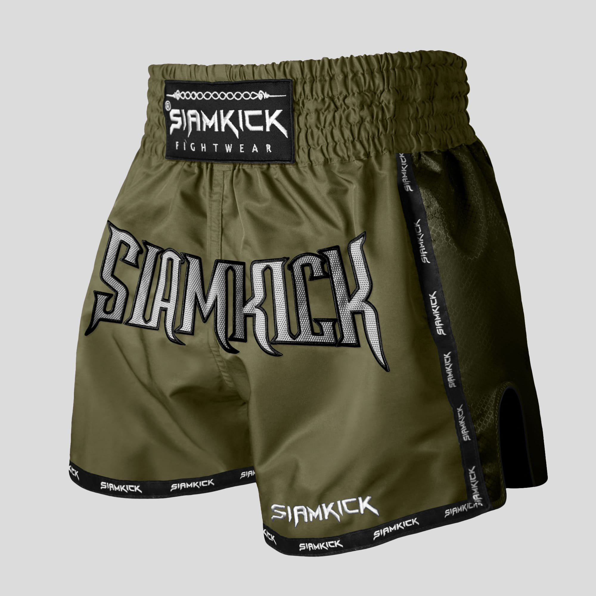 "Tactical Green" Muay Thai Shorts